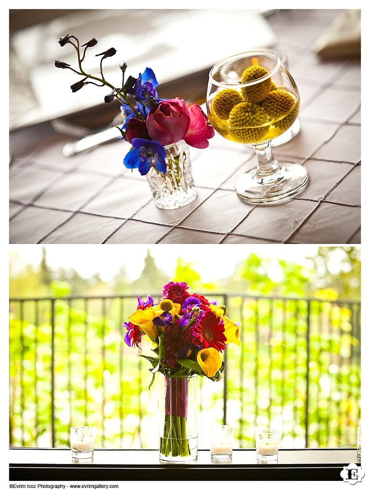 Lush Floral Design in Portland Oregon | Wedding Florist for The Foundry in Lake Oswego | Evrim Icoz Photography